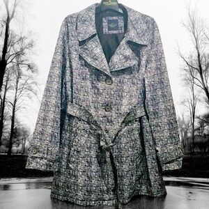 Faded Glory 3/4 Length Belted Raincoat size 3X